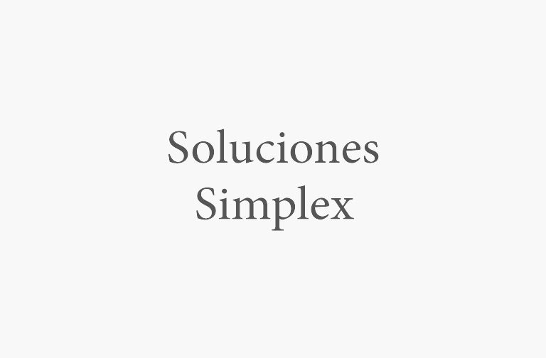 Soluciones Simplex Project
